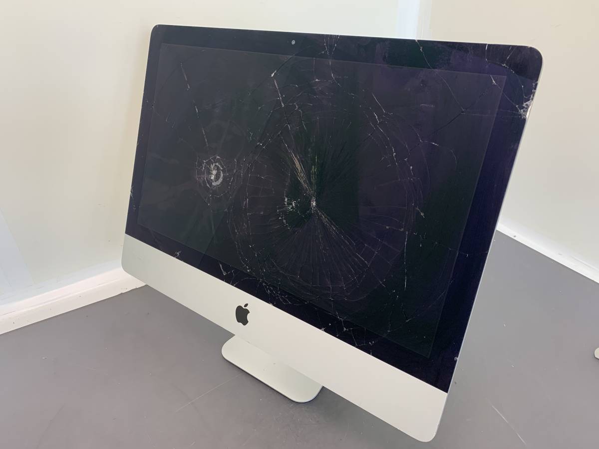 1028 ○ iMac (Retina 4K， 21.5インチ， 2019) A2116 ○ 液晶割れ