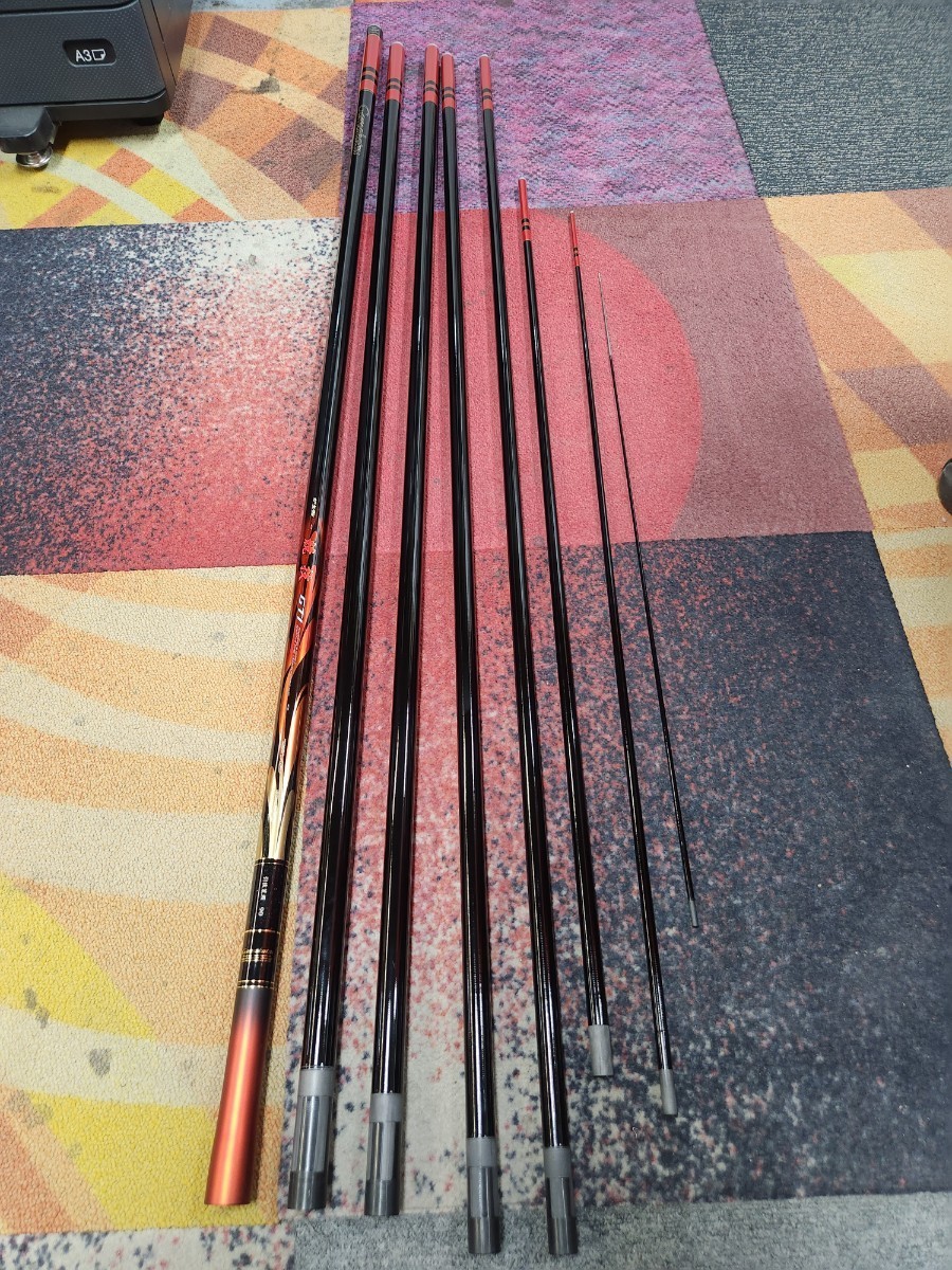 がまかつ　がま鮎　競技　GTI 鮎竿　引抜き　荒瀬90