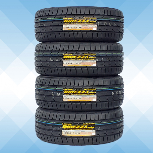 215/45R17 87W DUNLOP ダンロップ ディレッツァ DIREZZA DZ102 23年製 送料無料 4本セット税込 41，400より 1