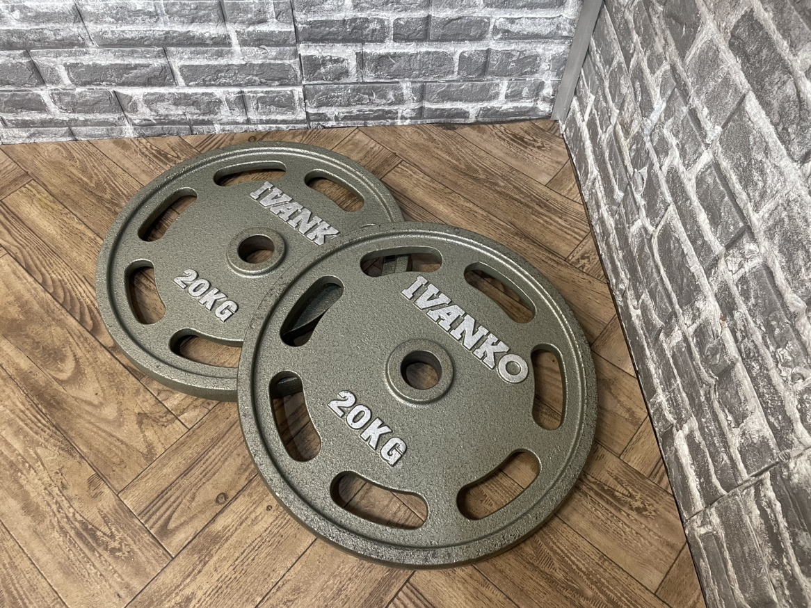 IVANKO IVANKO イヴァンコ オリンピックプレート 20Kg×2/計40Kg 穴径