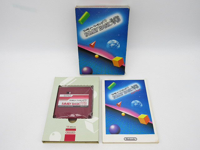 ★sz1271　ファミリーベーシックV3　HVC-VT　カセット　ハンドブック　ニンテンドー　FAMILY BASIC　任天堂　動作未確認　送料無料★