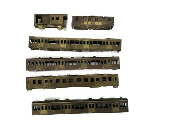 メーカー詳細不明 鉄道模型 キット HO相当 未塗装 おまとめ 大量 ジャンク S8267319