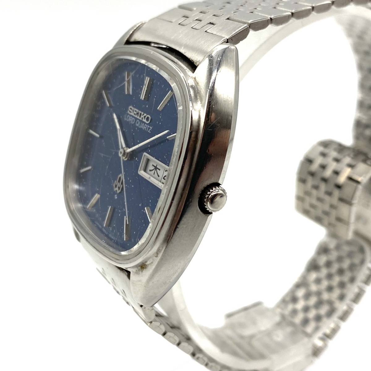 セイコー SEIKO ロードクオーツ デイデイト 7143-7030 和紙のような柄