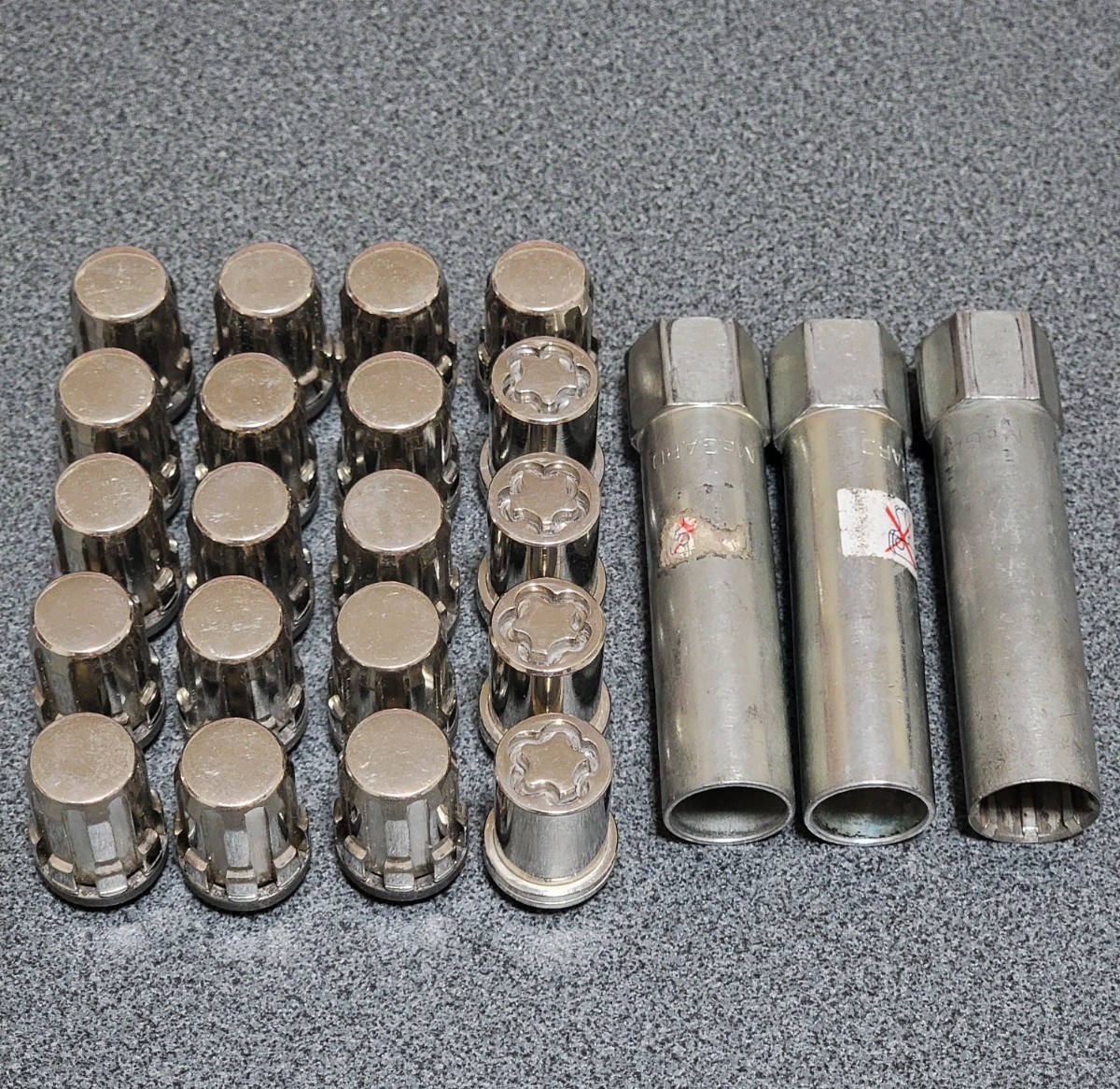 McGard マックガード インストレーションキット　スプラインドライブ　M12×P1.5 20個　ロックナット　BBS SSR 　ナット　