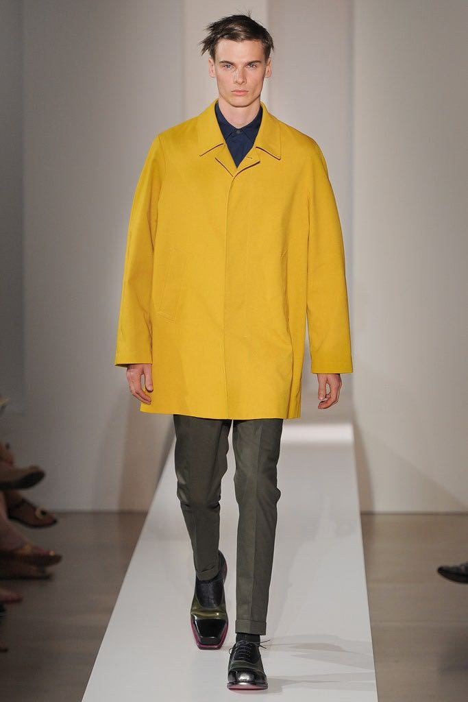 2013SS JIL SNDER ジルサンダー ステンカラーコート マスタード 本人期
