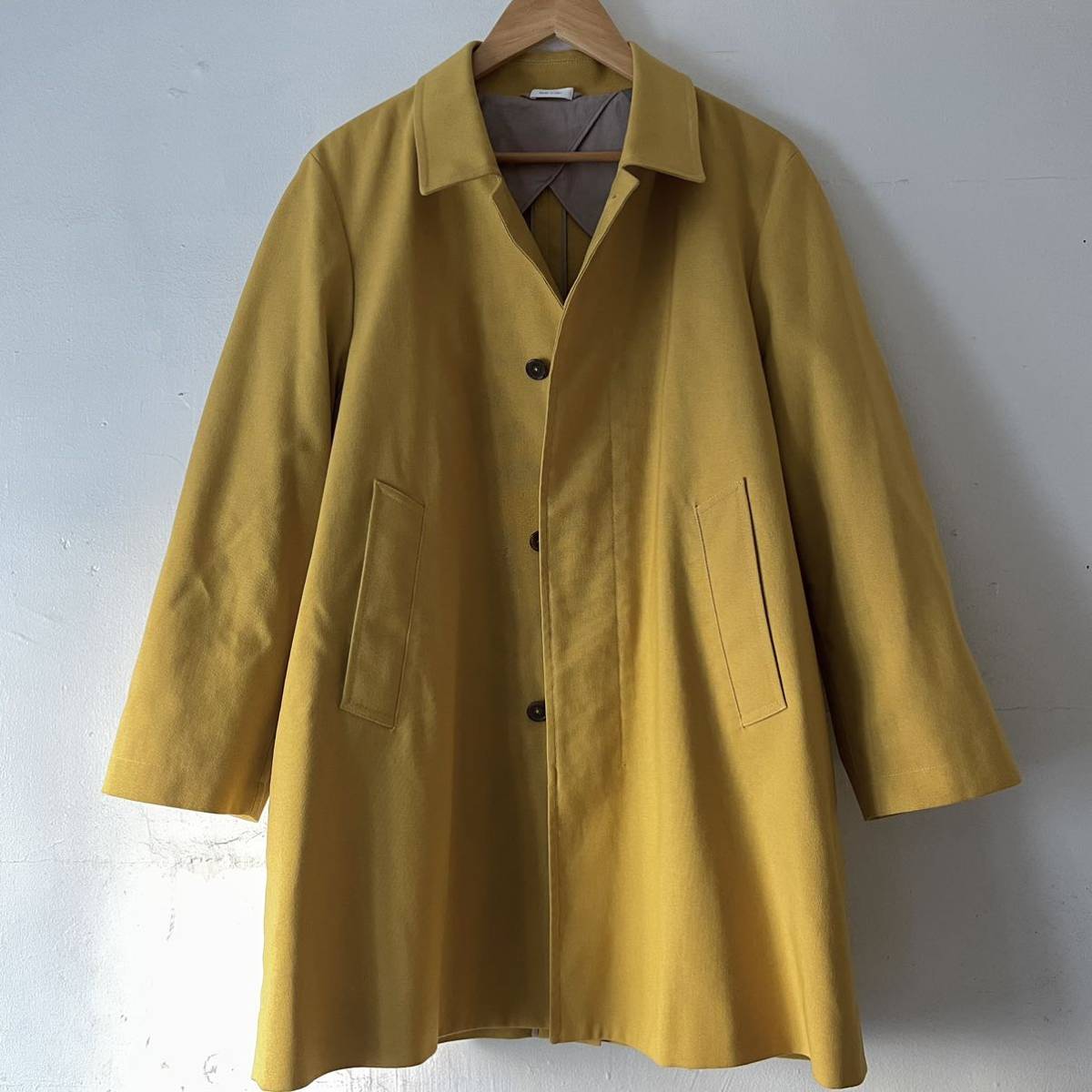 2013SS JIL SNDER ジルサンダー ステンカラーコート マスタード 本人期