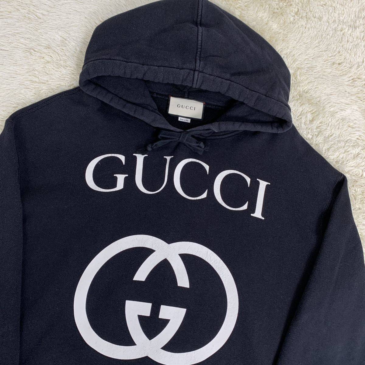銀座店で購入 GUCCI ブラック スウェット トレーナー 【公式通販】