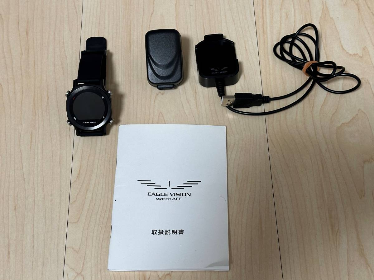 アサヒゴルフ EAGLE VISION イーグルビジョン watch ACE ウォッチエース GPSゴルフナビ EV-933 【使用回数5回】