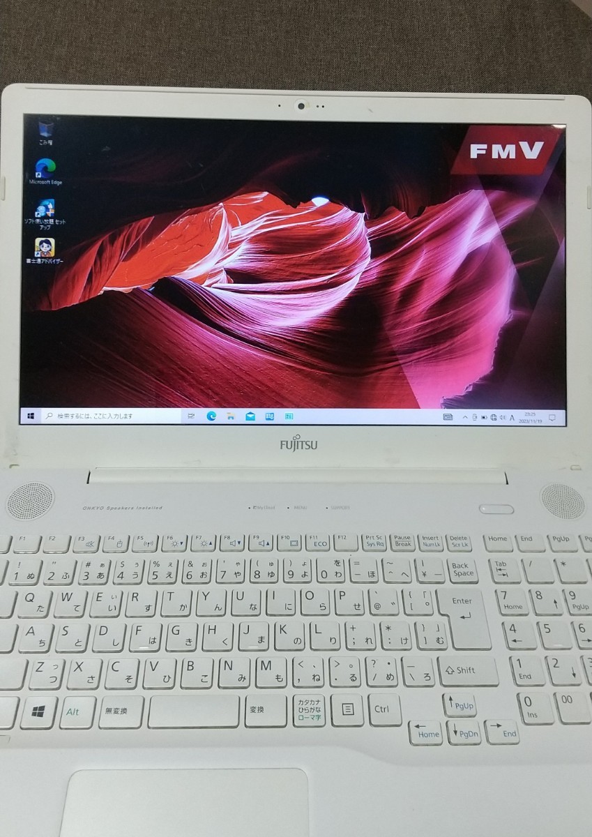 ●ジャンク●　富士通 FMVA50A3WP　CPU:Corei7　メモリー：4GB　HDD:1TB