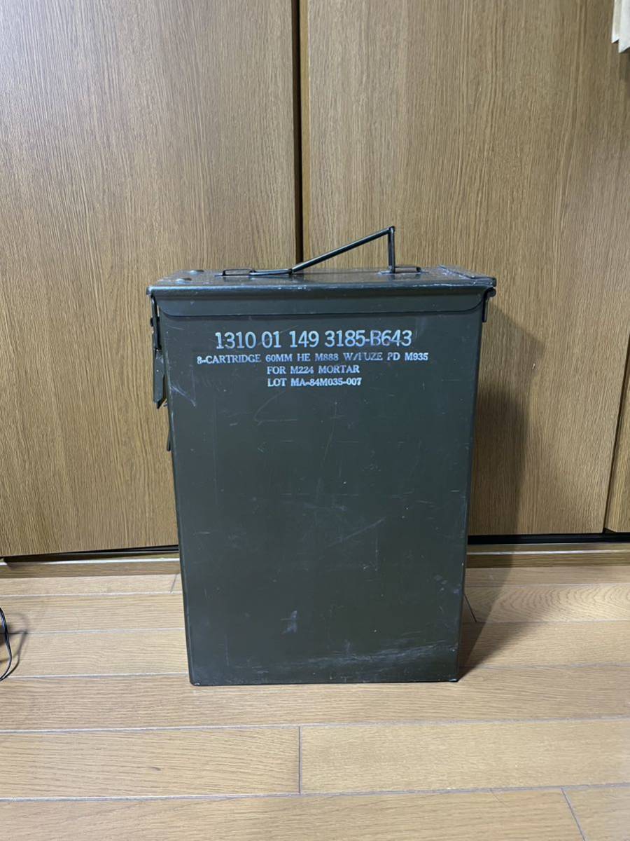 米軍放出品】60mm迫撃砲 弾薬箱 アーモーボックス ミリタリー アメリカ