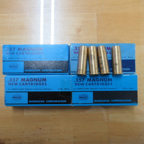MGC 357マグナム弾　カートリッジ　新品未使用未発火２８発
