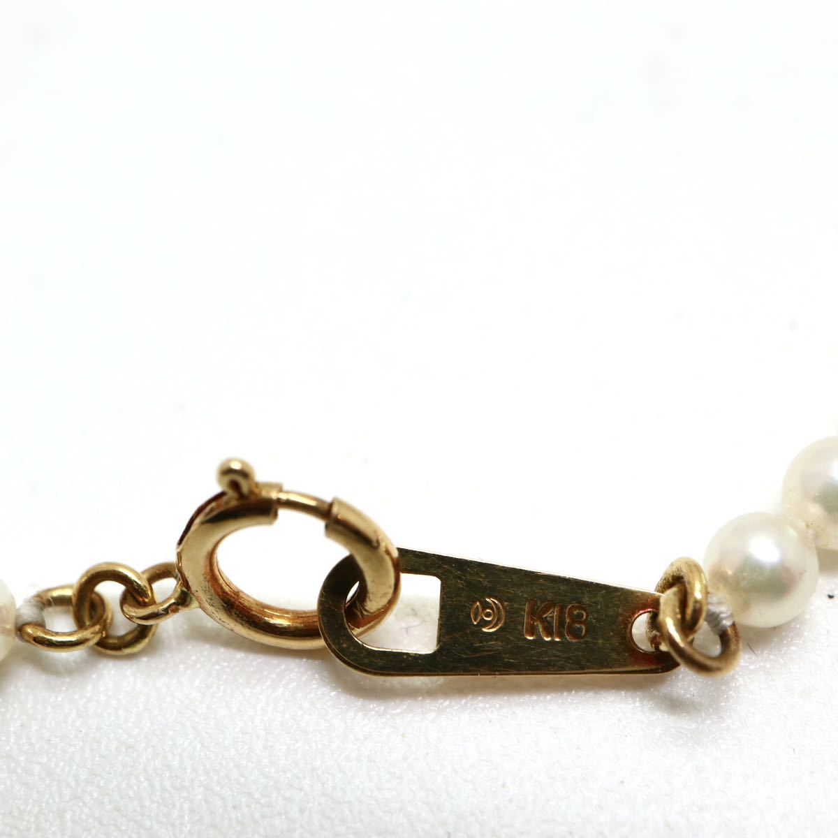 最高峰タサキ アコヤ 本真珠 ベビーパール K18 ネックレス 田崎真珠