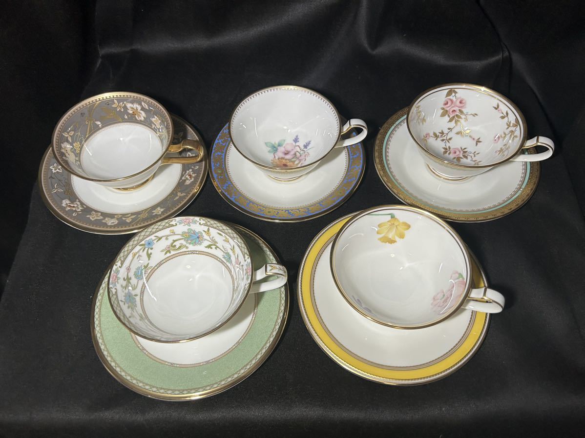 ノリタケ Noritake カップ & ソーサー 5客 Bone China ボーンチャイナ
