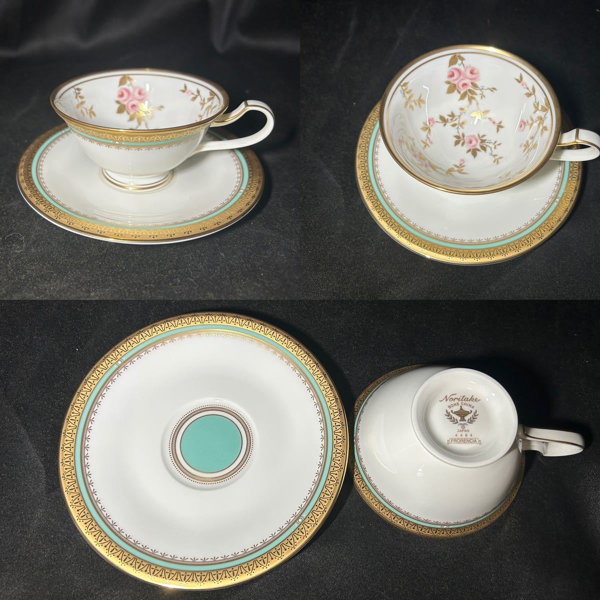 ノリタケ Noritake カップ & ソーサー 5客 Bone China ボーンチャイナ