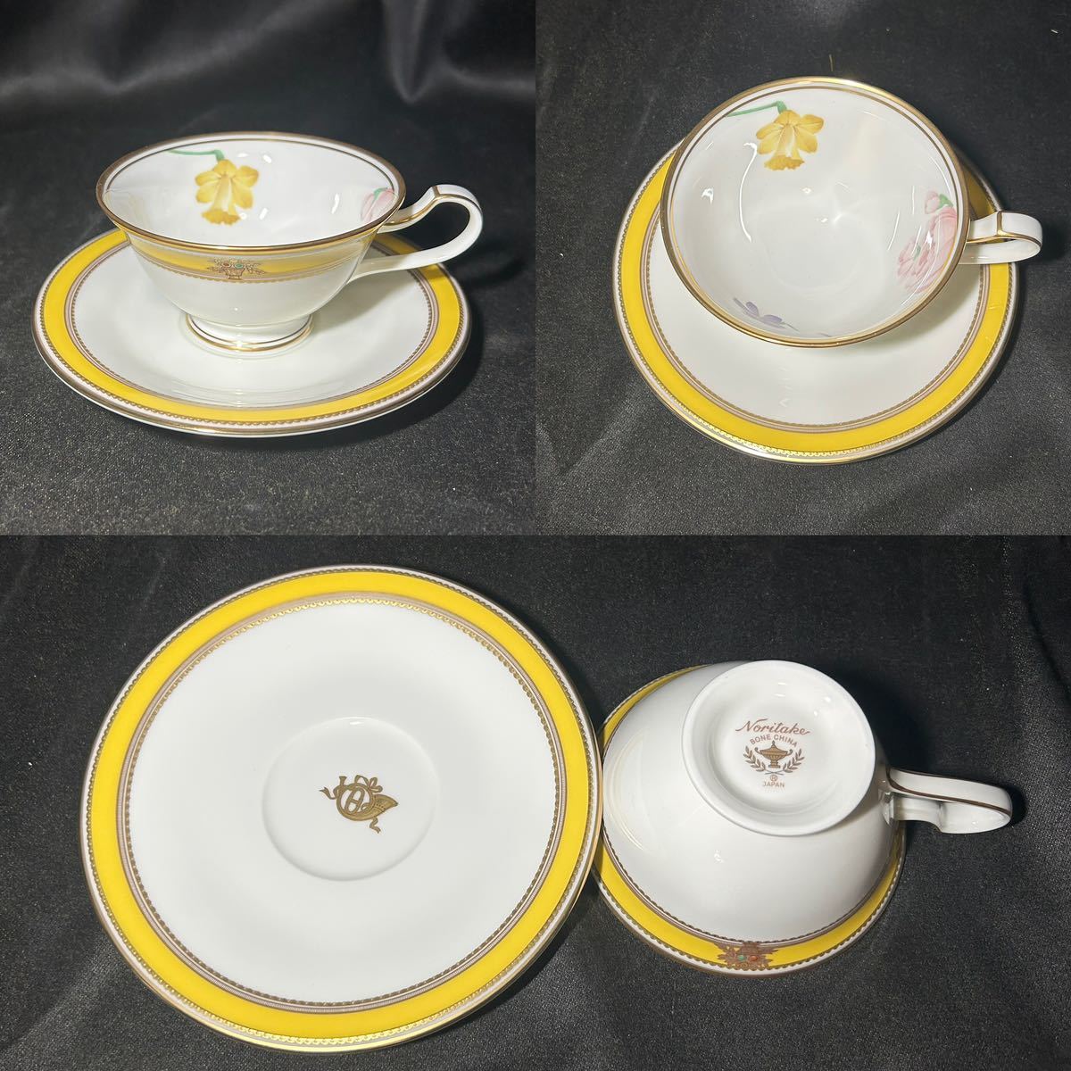 ノリタケ Noritake カップ & ソーサー 5客 Bone China ボーンチャイナ