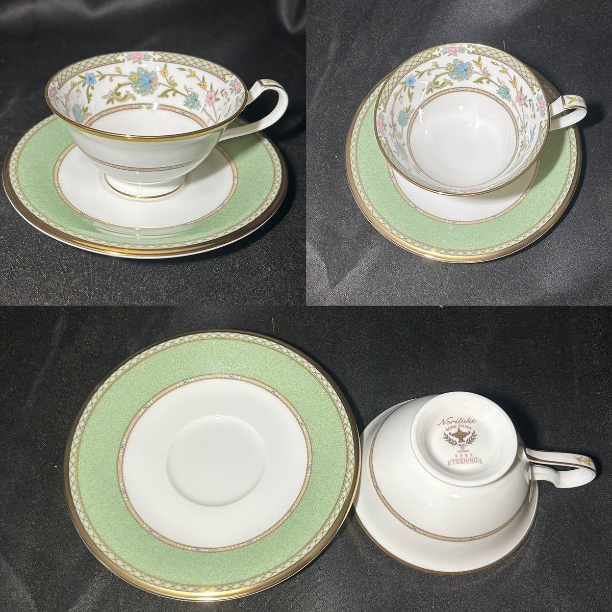 ノリタケ Noritake カップ & ソーサー 5客 Bone China ボーンチャイナ