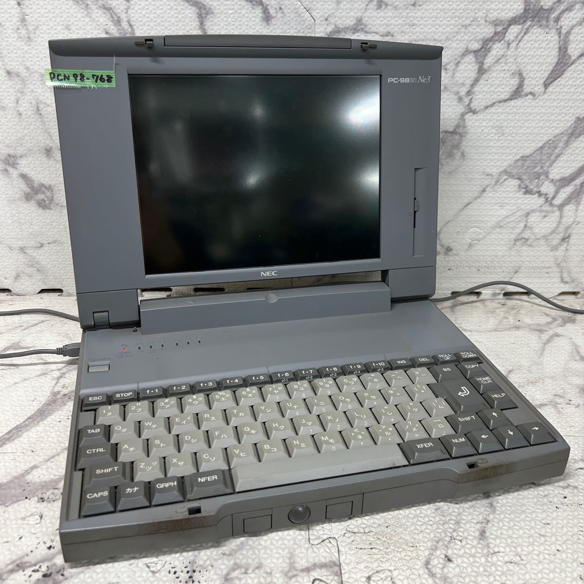 PCN98-768 激安 PC98 ノートブック NEC PC-9821Ne3/3 通電のみ確認済み