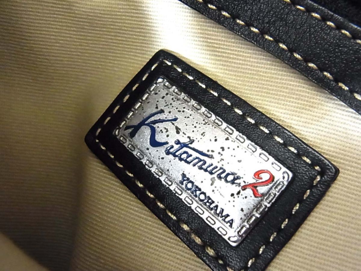 美品☆Kitamura K2 キタムラ レザーショルダーバッグ レザーリュック 