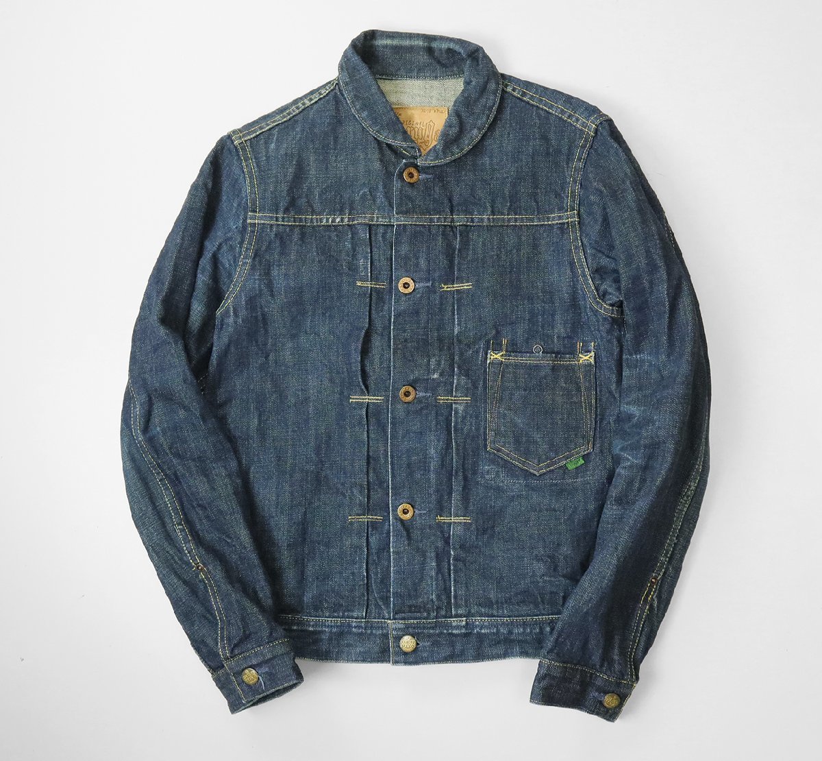 GERUGA Yahoo!オークション 14oz ラウンドカラー デニム - 14オンス 