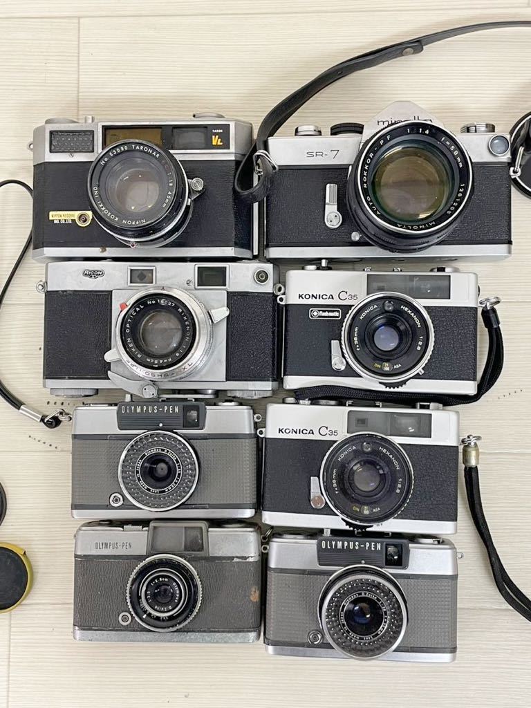 ML8977-16]1円〜現状品！レンジファインダー まとめ Konica OLYMPUS