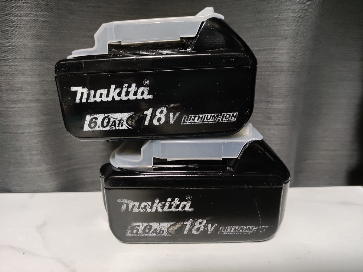 2個 マキタ Makita 純正 Li-ion バッテリー BL1860B 6.0Ah 18V 雪マーク # BL1830 BL1840 BL1850 BL1460 BL1860 BL1460 10 検索ワード 美品