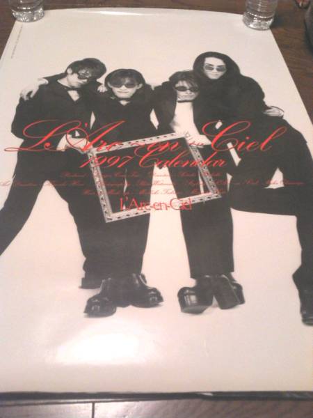 新品未開封 1997 カレンダー ラルク L'Arc ラルク '97年公式カレンダー（壁掛け）(hyde,tetsu,ken,sakura)(L'Arc