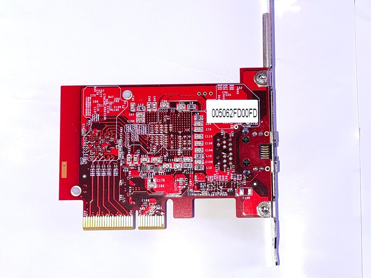 完動品】玄人志向 10Gbe lanカード GbEX-PCIE 玄人志向の10GbE対応LAN
