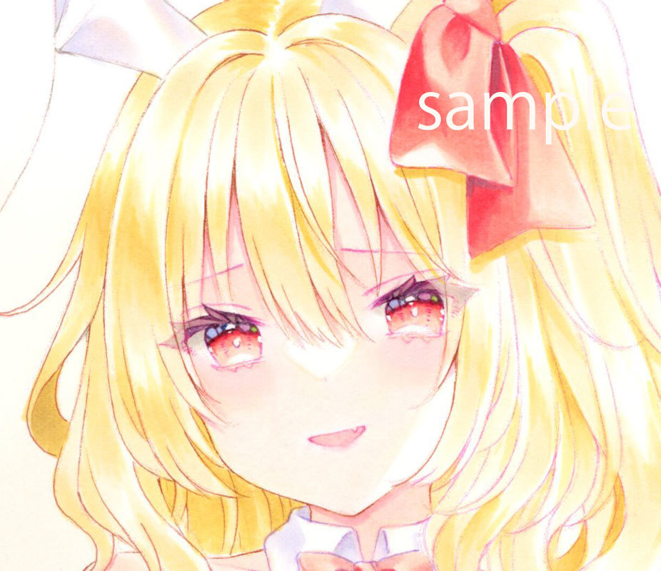 手描きイラスト 東方Project フランドール・スカーレット B5【整理品