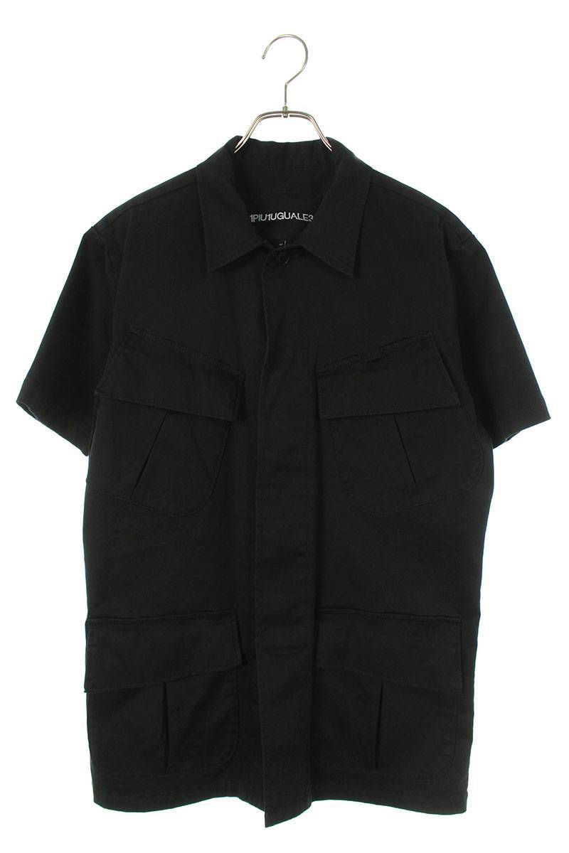 ウノピュウノウグァーレトレ 1piu1uguale3 21SS MRB503-CTU219 サイズ:IV ミリタリージャケット半袖シャツ 中古 BS99