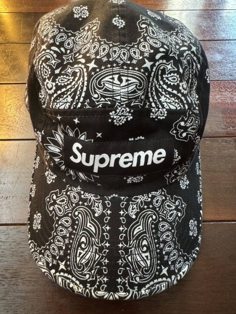 SUPREME 21SS Bandana Camp Cap バンダナ柄 CAP