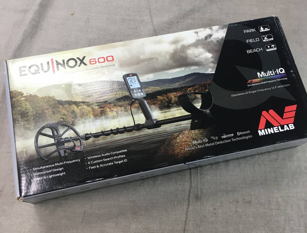 未使用品 EQUINOX 600 金属探知機 Minelab 0 - 防水金属探知機 1 探知