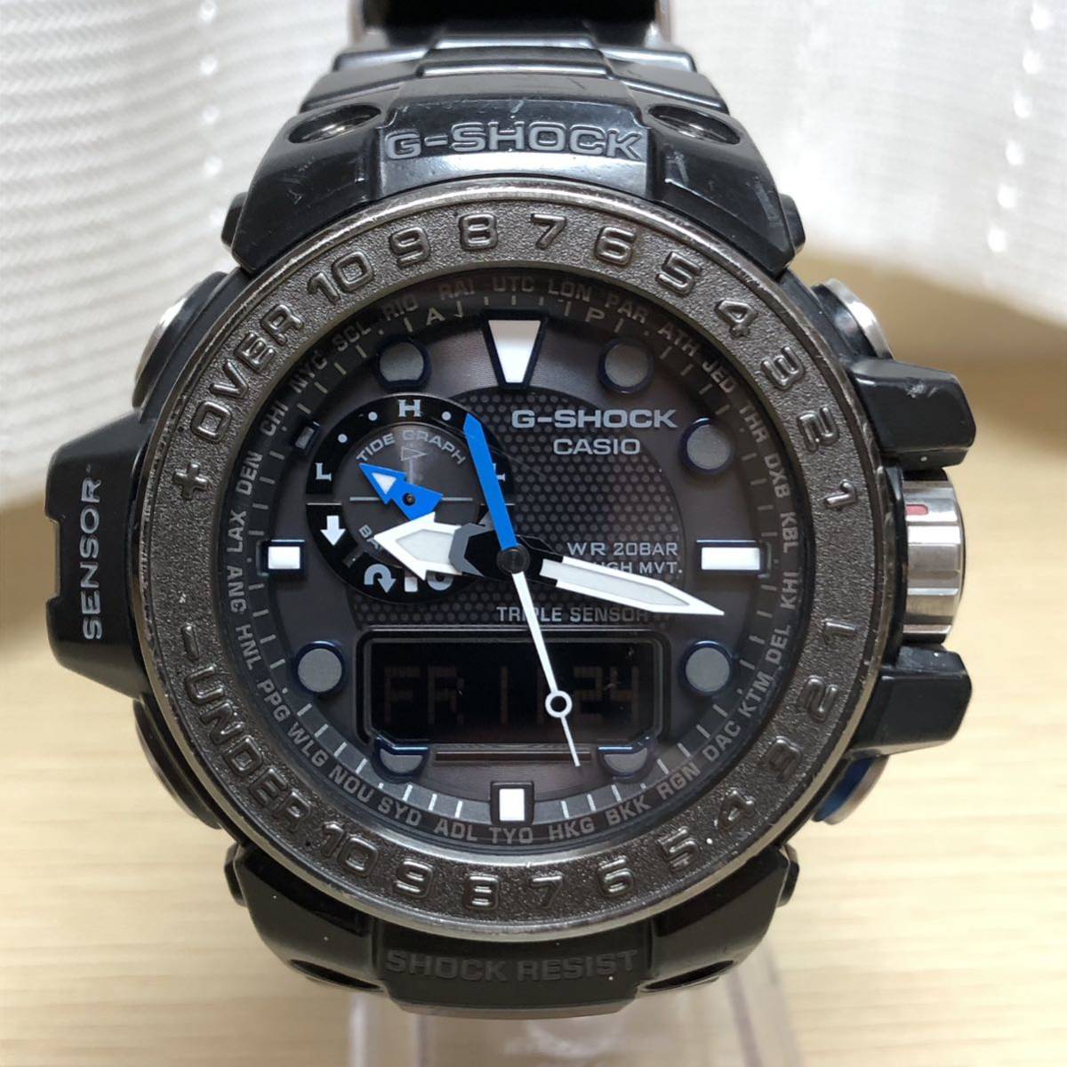 CASIO カシオ SHOCK ガルフマスターブラックモデル GWN-1000C-1AJF 