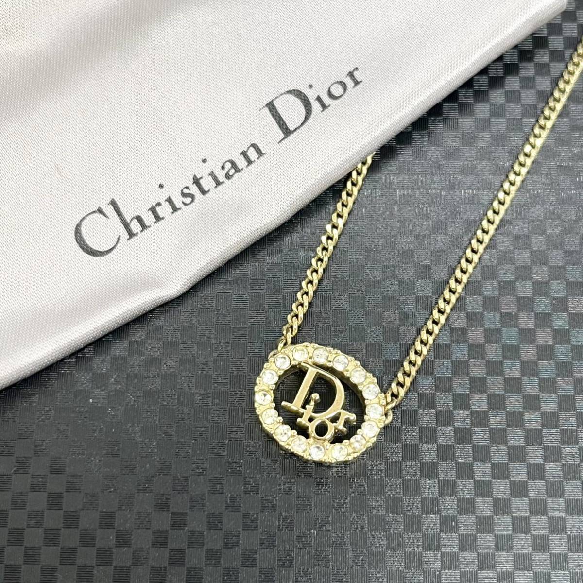 極美品 Dior ディオール ネックレス アクセサリー CD サークル 極美品 Dior ディオール ネックレス アクセサリー CD サークル