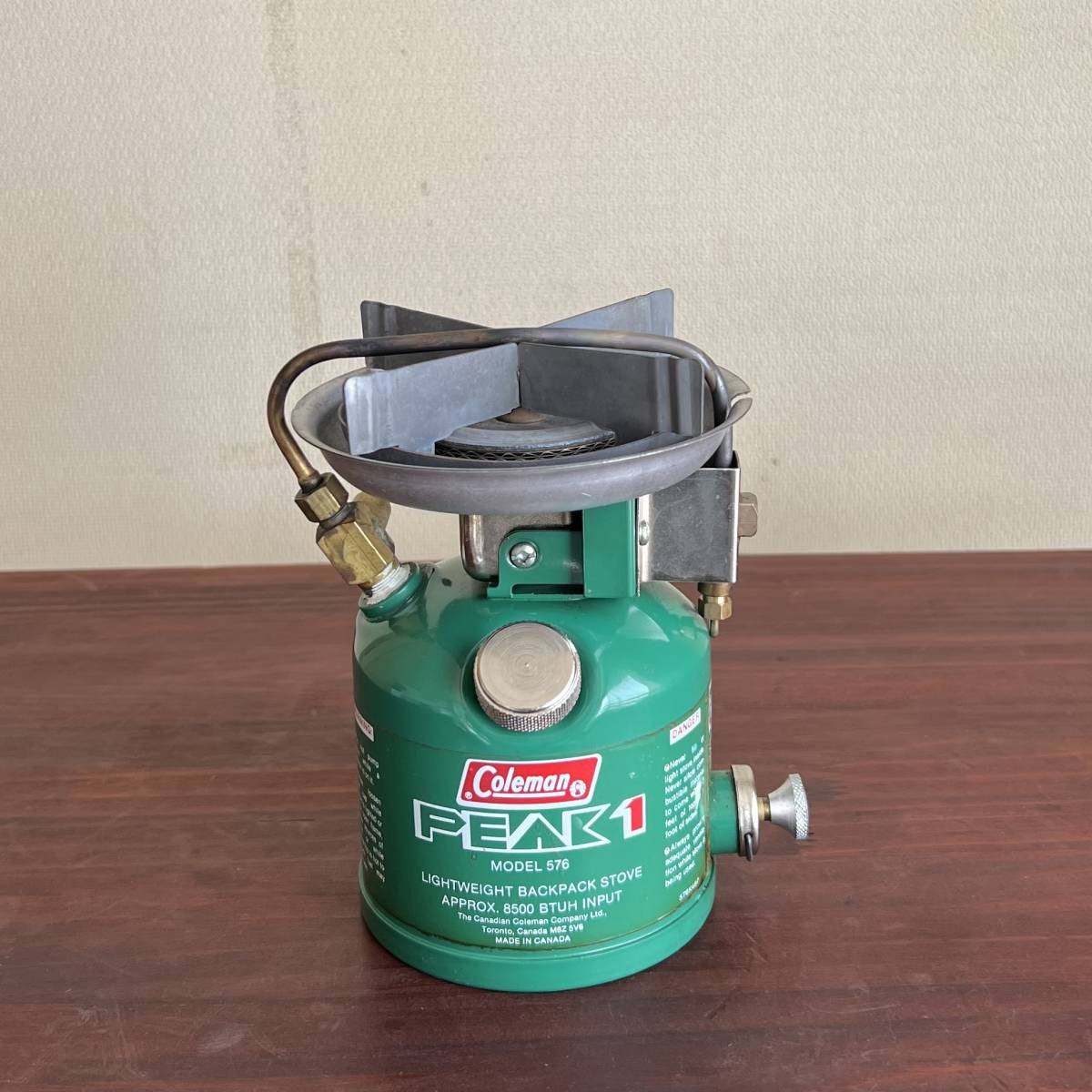 コールマン 576 PEAK1 ツーレバー 1978年1月製 燃焼好調 【送料込み】