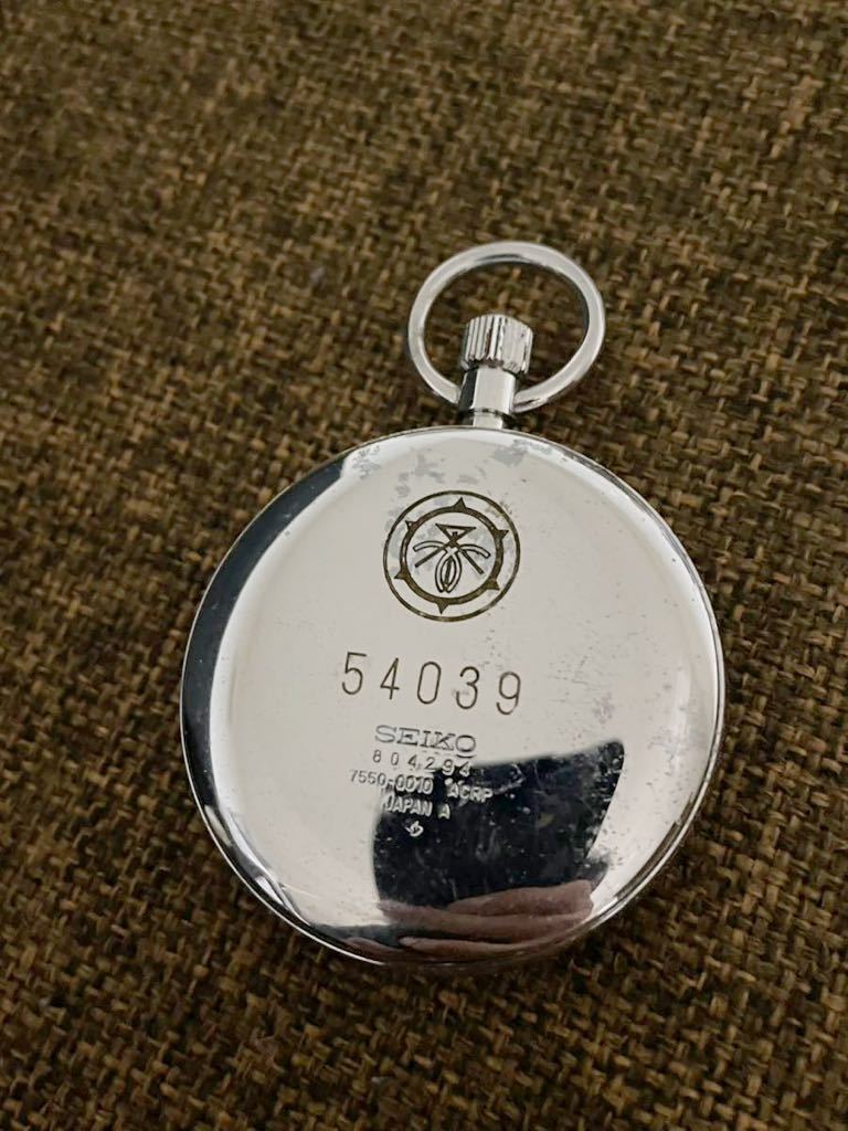 鉄道時計 阪急電鉄 旧社紋 稼働品 SEIKO 懐中時計 【公式通販】