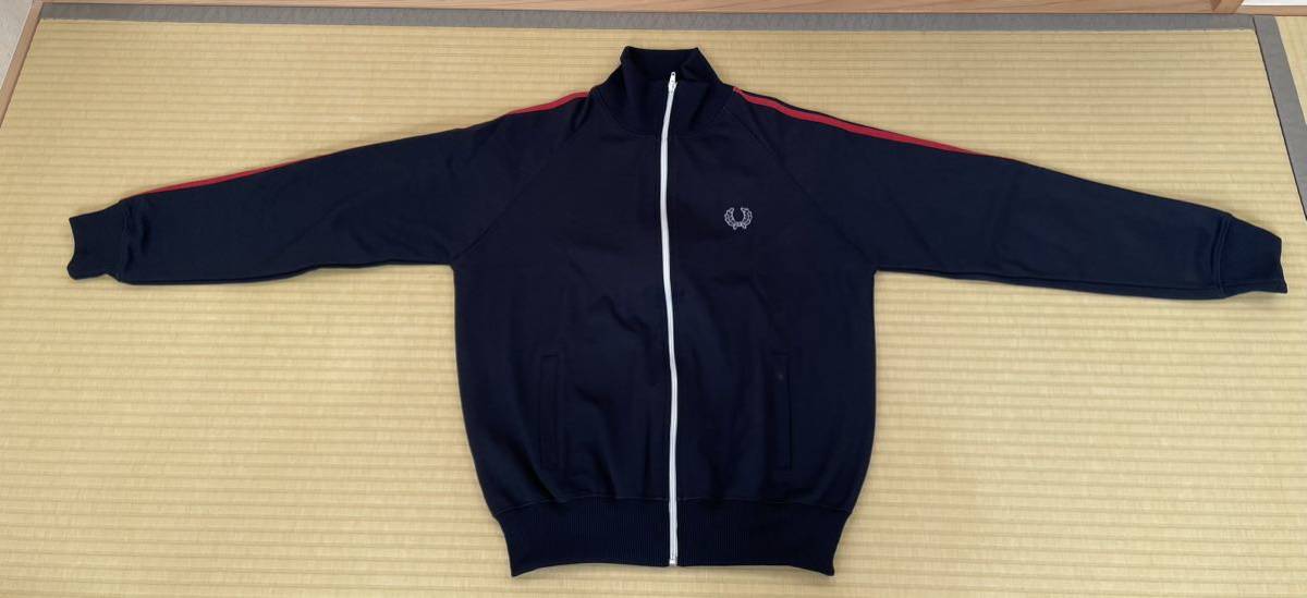 フレッドペリー FRED PERRY ジャージ ジップアップ ネイビー FRED