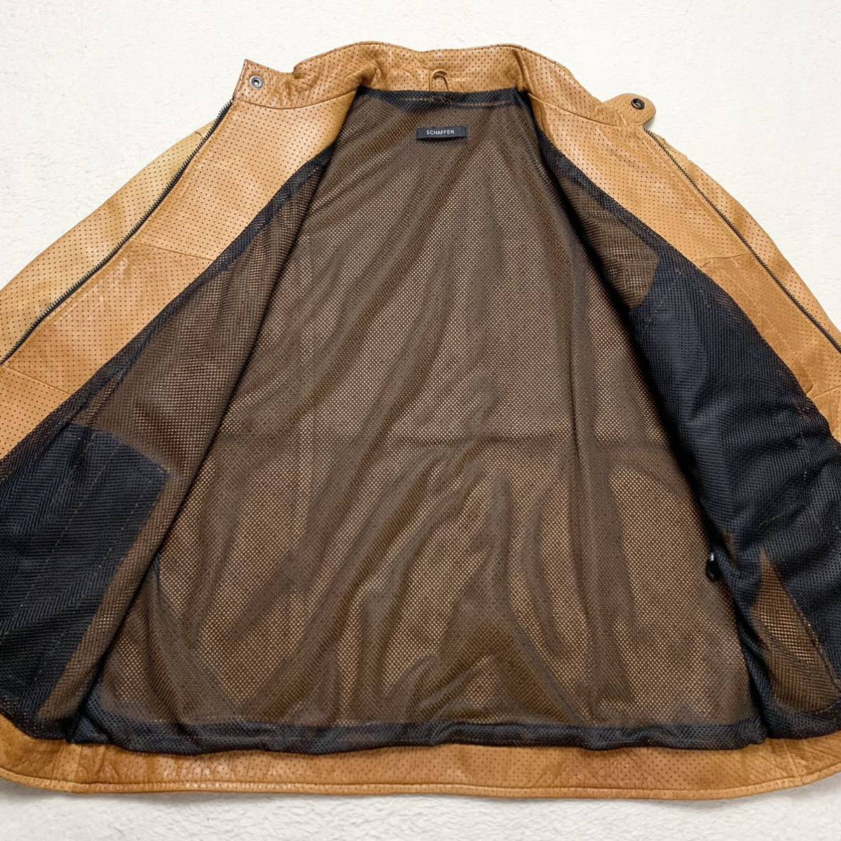 希少XL シャッフェン【極上のラムレザー】SCHAFFEN ライダース