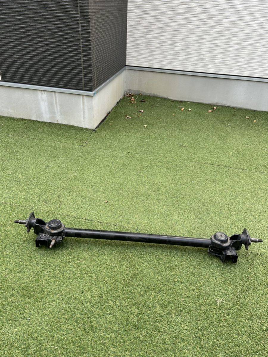 ワゴン MH 22 リアアクスル 自作純正加工品　車高短　シャコタンLINE アクスルビーム キャンバー リア 