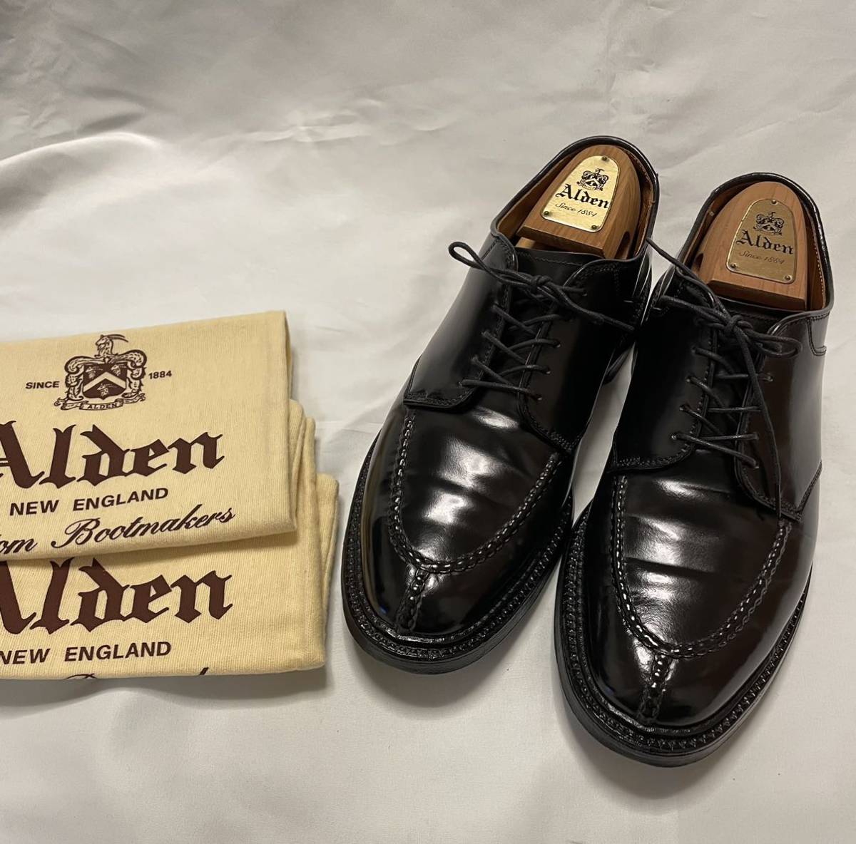 Alden 99299 8D バリーラスト 純正シューツリー付 NST サドル ブラック 