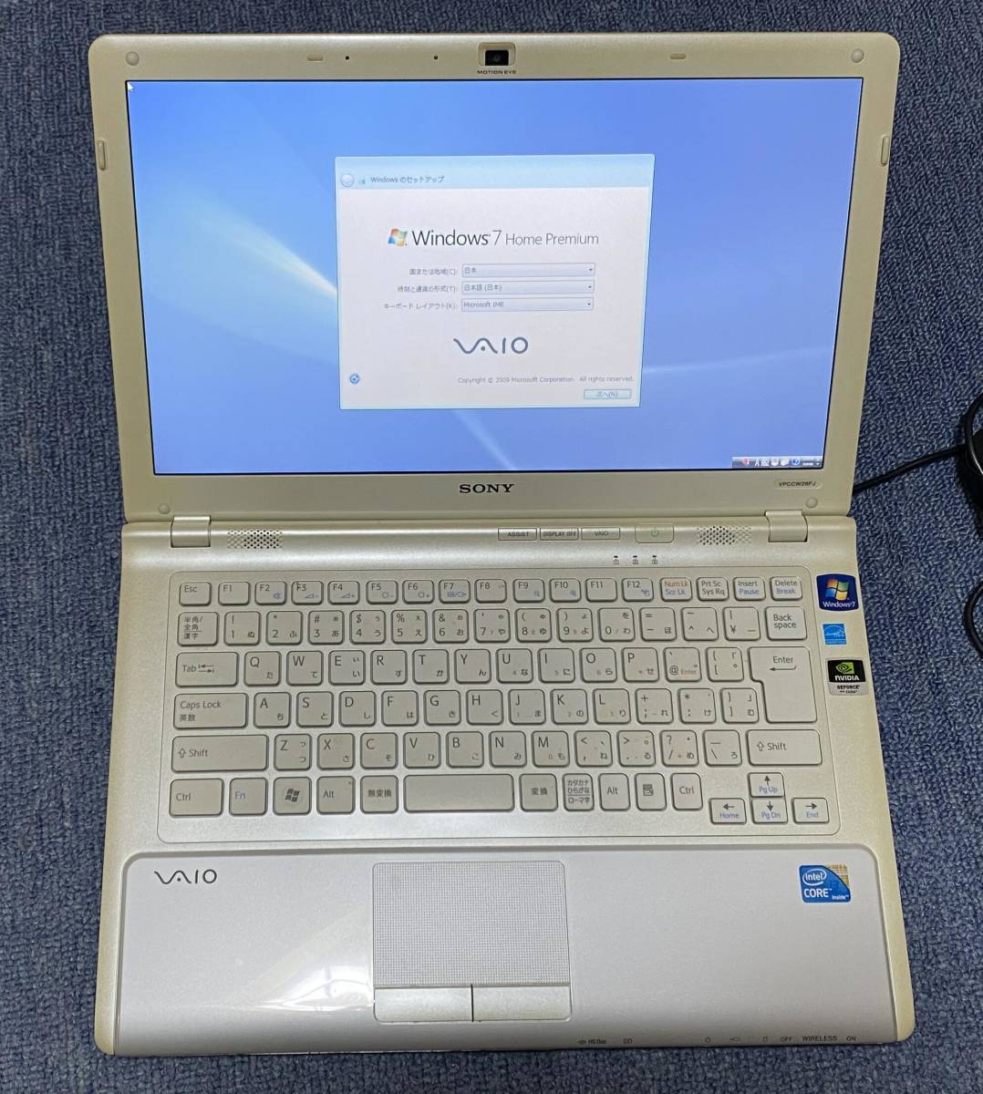 SONY VPCCW28FJ VAIO□現状品 VAIO SONY VPCCW28FJ Core i3 - Win7