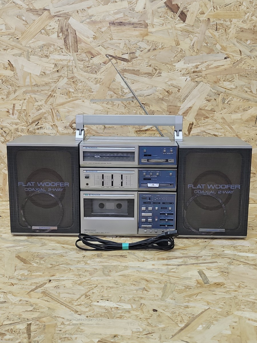 当時物 Pioneer ミニコンポ FA-C3 CT-C7 CS-C7 ラジカセ システム