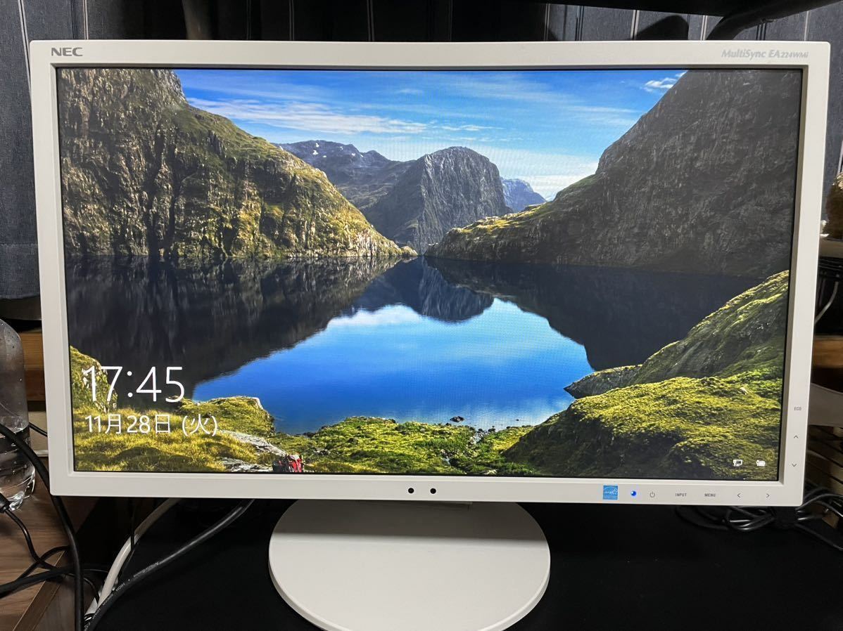 NEC LCD : - MultiSync 21.5型ワイド液晶ディスプレイ(白) EA224WMi