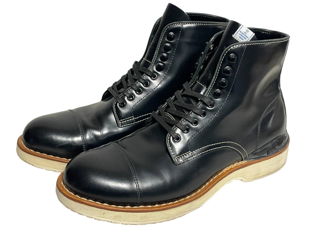 US10 VISVIM ビズビム VIRGIL CAP FOLK BLACK バージル キャップ フォルク ブーツ ブラック 黒