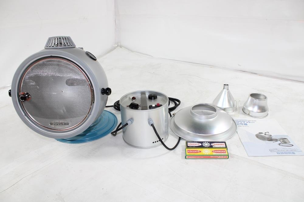 【得価，品質保証】 良品 黒田製作所 コウケントー2号器 カーボン20本付き 集光機3個 ガラス付き 光線治療器 家庭用 健康 30H30361 byebye(その他)｜売買されたオークション情報、yahooの商品情報をアーカイブ公開 - その他