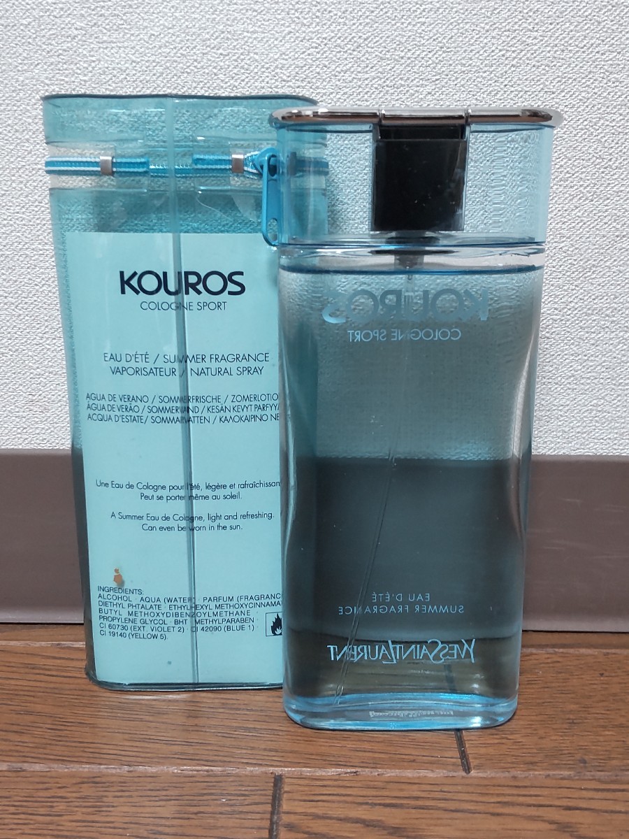 イヴサンローラン オーデコロン 100ml KOUROS 香水 昭和レトロ Kouros