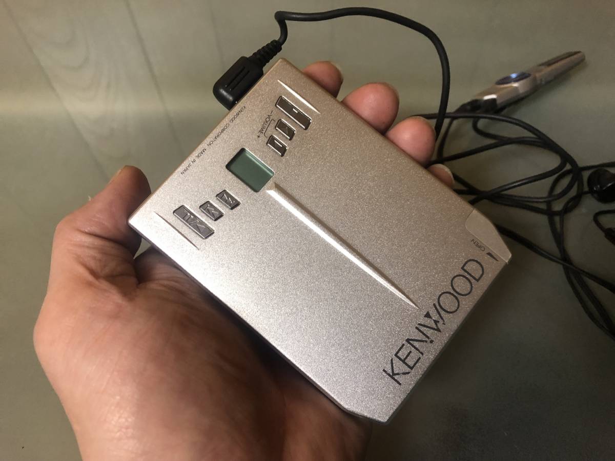 KENWOOD DMC-K3 ポータブルMDプレーヤー 美品 高品質，限定SALE】 KENWOOD ポータブルMDプレイヤー_DMC-K3 美品