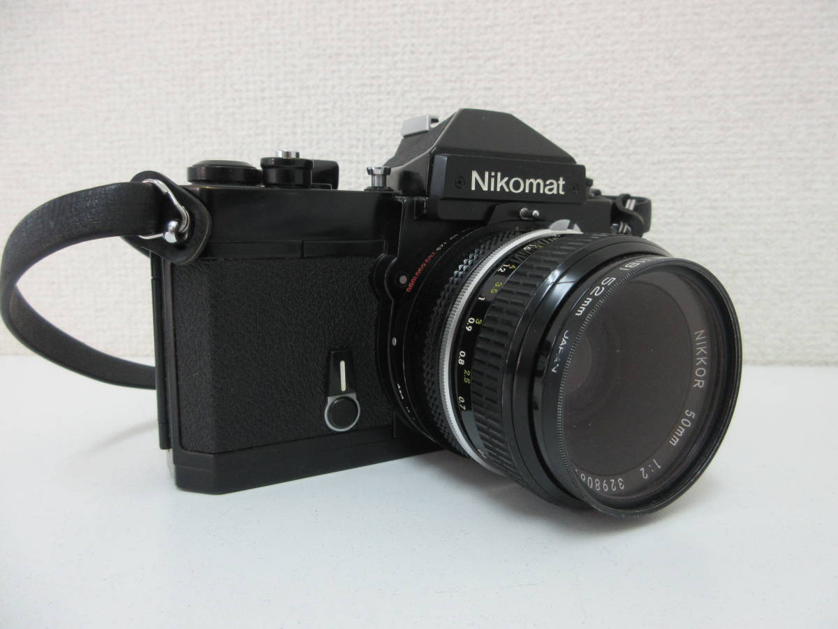 中古 カメラ ニコン Nikon Nikomat FT2 + レンズ NIKKOR 50mm 1:2 ※動作未確認 ／A