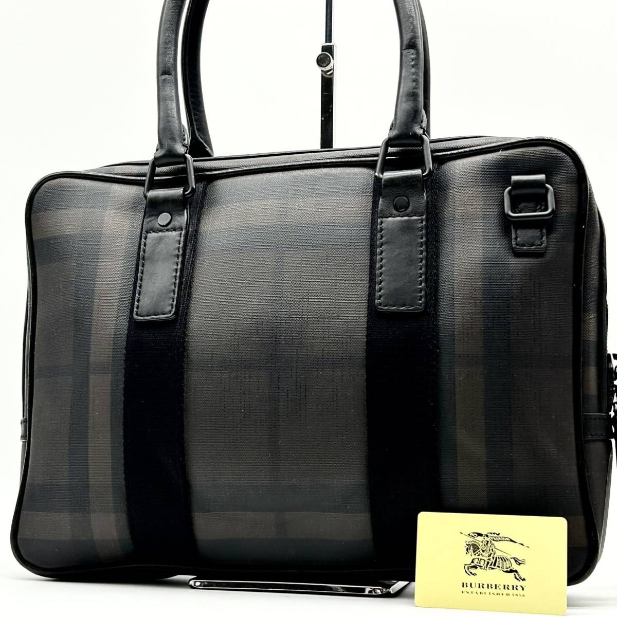 BURBERRY ビジネスバッグ バーバリー ビジネスバッグ ブラック Burberry ビジネスバッグ）の
