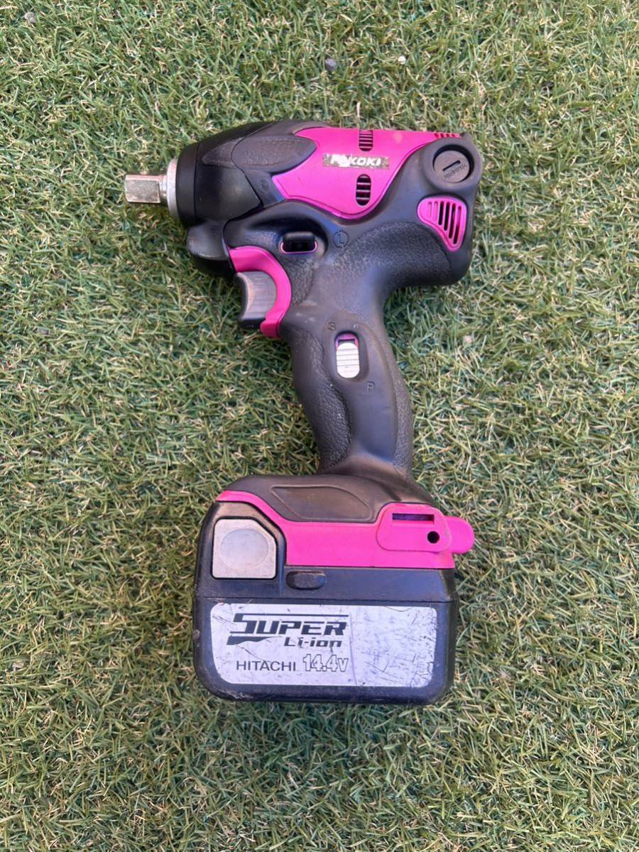 HIKOKI日立 インパクトレンチ14.4V WR14DSL バッテリー付き 動作確認 
