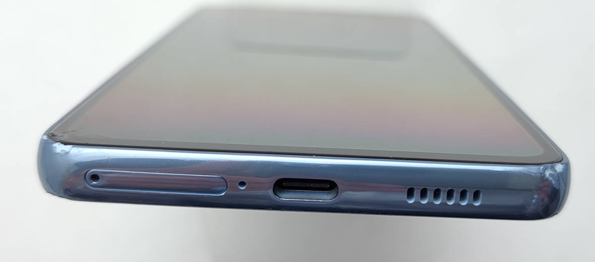 ジャンク Galaxy A53 SCG15 ブルー ◯判定 SIMカード読み込み不良